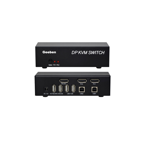 DEMSH戴姆士 2端口高清 DisplayPort KVM切换器